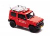 Масштабная модель Suzuki Jimny Xg (Jb64W) 2019 Public Relations Car Shida-Shizuoka Fd красный 1:43 Carnel CN431907 ракурс 4