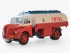 Масштабная модель Berliet GLR 8 M2 (1960) цистерна TOTAL белый с красным 1:43 Altaya BER081
