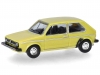 Масштабная модель Volkswagen Golf I желтый