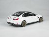 Масштабная модель BMW M3 CS 2023 G80 белый с черным 1:18 Minichamps 110023500 ракурс 5