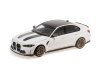 Масштабная модель BMW M3 CS 2023 G80 белый с черным 1:18 Minichamps 110023500