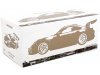 Масштабная модель Porsche 911 (992) GT3 RS 2023 серебристый 1:18 Minichamps 110062044 ракурс 4