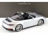 Масштабная модель Porsche 911 Targa 4 GTS (992) серебристый 1:18 Minichamps WAP0211460RTRG ракурс 2