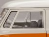 Масштабная модель Volkswagen T1 кемпер 1959 оранжевый с белым 1:18 Schuco 450060600 ракурс 10