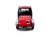 Масштабная модель Volkswagen T1 Cool Kombi Sport с прицепом-трейлером A Team 1950 (Команда-А)черный с серым и красным 1:18 Solido S1810903 ракурс 3