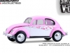 Масштабная модель Volkswagen Beetle Botanical Beetle 1950 розовый с белым 1:64 GreenLight 36120A
