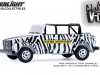 Масштабная модель Volkswagen Thing (Type 181) Safari Adventure 1974 Zebra (черный с белым) 1:64 GreenLight 36120D