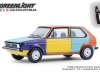 Масштабная модель Volkswagen Golf I Rabbit Harlequin Tribute 1975 1:64 GreenLight 36120E