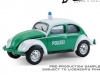 Масштабная модель Volkswagen Beetle Classic Koblenz Germany Polizei (Полиция Германии) 1980 1:64 GreenLight 43050A