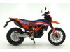 Масштабная модель KTM 690 SMC R 2023 оранжевый с черным ракурс 4