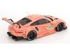 Масштабная модель Porsche 911 RSR Pink Pig #92 Winner LMGTE-Pro Class 24h Le Mans, Christensen/Estre/Vanthoor 2018 розовый 1:12 IXO LEGT12003 ракурс 2