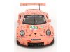 Масштабная модель Porsche 911 RSR Pink Pig #92 Winner LMGTE-Pro Class 24h Le Mans, Christensen/Estre/Vanthoor 2018 розовый 1:12 IXO LEGT12003 ракурс 4