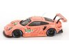 Масштабная модель Porsche 911 RSR Pink Pig #92 Winner LMGTE-Pro Class 24h Le Mans, Christensen/Estre/Vanthoor 2018 розовый 1:12 IXO LEGT12003 ракурс 3