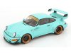 Масштабная модель Porsche 911 RWB Rauh-Welt 2020 голубой (Tiffany blue) 1:12 GT Spirit GT951
