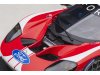 Масштабная модель Ford GT GTE Pro 24 часа Ле-Мана 2019 #67 A.Priaulx/H.Tincknell/J.Bomarito, красный с белым 1:18 AUTOart 81911 ракурс 11