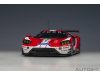 Масштабная модель Ford GT GTE Pro 24 часа Ле-Мана 2019 #67 A.Priaulx/H.Tincknell/J.Bomarito, красный с белым 1:18 AUTOart 81911 ракурс 16