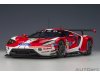 Масштабная модель Ford GT GTE Pro 24 часа Ле-Мана 2019 #67 A.Priaulx/H.Tincknell/J.Bomarito, красный с белым 1:18 AUTOart 81911 ракурс 14