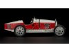 Масштабная модель Bugatti T35 #16 Grand Prix Nation Colour Project, Monaco, белый красный 1:18 CMC M-100-B-007 ракурс 6