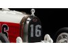 Масштабная модель Bugatti T35 #16 Grand Prix Nation Colour Project, Monaco, белый красный 1:18 CMC M-100-B-007 ракурс 9