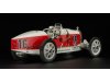 Масштабная модель Bugatti T35 #16 Grand Prix Nation Colour Project, Monaco, белый красный 1:18 CMC M-100-B-007 ракурс 8