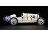 Масштабная модель Bugatti T35 #34 Grand Prix Nation Colour Project, USA, белый/ темно-синий 1:18 CMC M-100-B-006 ракурс 6