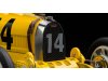 Масштабная модель Bugatti T35 #14 Grand Prix Nation Colour Project, Belgium, 1924 желтый 1:18 CMC M-100-B-008 ракурс 9