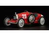 Масштабная модель Bugatti T35 #25 Grand Prix Nation Colour Project, Portugal, красный белый ракурс 7