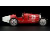 Масштабная модель Bugatti T35 #25 Grand Prix Nation Colour Project, Portugal, красный белый ракурс 6