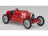 Масштабная модель Bugatti T35 #25 Grand Prix Nation Colour Project, Portugal, красный белый
