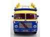 Масштабная модель FIAT 642 RN2 Bartoletti Maserati Renntransporter 1957 автовоз синий/желтый 1:18 CMR CMR141 ракурс 4