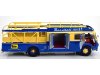Масштабная модель FIAT 642 RN2 Bartoletti Maserati Renntransporter 1957 автовоз синий/желтый 1:18 CMR CMR141 ракурс 3