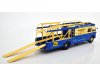 Масштабная модель FIAT 642 RN2 Bartoletti Maserati Renntransporter 1957 автовоз синий/желтый 1:18 CMR CMR141 ракурс 6