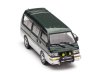 Масштабная модель Mitsubishi Delica Van 1986 зеленый с серебристым 1:43 Sunyork Model TITMC022 ракурс 4