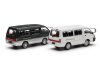 Масштабная модель Mitsubishi Delica Van 1986 белый 1:43 Sunyork Model TITMC021 ракурс 11