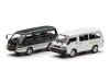 Масштабная модель Mitsubishi Delica Van 1986 белый 1:43 Sunyork Model TITMC021 ракурс 10