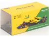 Масштабная модель McLaren MCL38 #4 Гран-при Монако 2024 L.Norris, желтый с желеным ракурс 3
