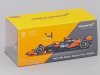 Масштабная модель McLaren F1 MCL38 #4 Победитель Гран-при Майами 2024 Первая победа в Формуле-1 Ландо Норрис, оранжевый с черным ракурс 3