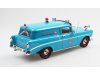 Масштабная модель Chevrolet 150 (Panel Van) (1956) скорая помощь, голубой ракурс 2