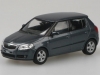 Масштабная модель Skoda Fabia II серый (Anthracite Metal) Специальное издание со стикерами