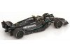 Масштабная модель Mercedes-Benz GP F1 W14 Команда Mercedes-amg Petronas Formula One #44 Season 2023 Lewis Hamilton, матовый черный ракурс 2