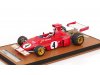 Масштабная модель Ferrari F1 312 B3 #4 Гран-при Австрии (с фигуркой пилота) Arturo Merzario 1973 красный