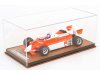 Масштабная модель Alfa Romeo F1 179 #22 Гран-при Монако (с фигуркой пилота) Patrick Depailler 1980 белый с красным 1:18 Tecnomodel TMD18-421C ракурс 3