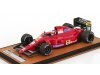 Масштабная модель Ferrari F1 642 #28 Гран-при Великобритании With Rain Tires (с фигуркой пилота) 1991 Jean Alesi, красный с черным