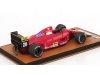 Масштабная модель Ferrari F1 642 #28 Гран-при Великобритании With Rain Tires 1991 Jean Alesi, красный с черным ракурс 2