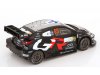 Масштабная модель Toyota GR Yaris Rally1 Hybrid #69 Toyota Gazoo Racing WRT Rovanperä/Halttunen Победитель Ралли Канарских островов 2025 1:18 IXO 18RMC249A ракурс 2