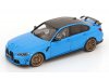 Масштабная модель BMW M3 (G80) Performance Parts 2024 синий с черным