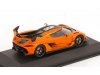 Масштабная модель Koenigsegg Jesko Attack 2022 оранжевый с черным 1:43 Solido S4312603 ракурс 2