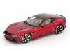 Масштабная модель Ferrari 12cilindri 2024 (Rosso Imola) красный металлик с черным