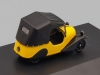 Масштабная модель Mochet CM 125 1953 желтый с черным ракурс 2