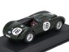 Масштабная модель Jaguar XK120 C-type Spider 3.4l Команда Jaguar Cars Ltd #18 Победитель 24 часа Ле-Мана 1953 Tony Rolt,Duncan Hamilton, зеленый ракурс 2